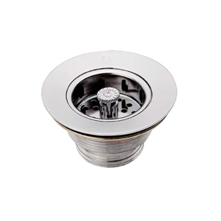 Válvula de escoamento Plus para tanque 3.1/8" x 1.1/2" sem ladrão cromado Esteves
