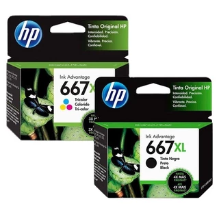 Kit Cartuchos 667 667xl Preto + Color Originais Pronto Envio Promo