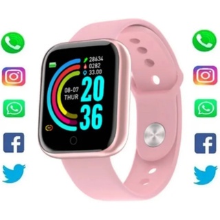 D20 Pro Y68 Smartwatch Esportivo Bluetooth Android/iOS Original