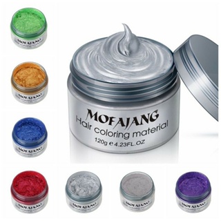 Tinta Creme De Cera Mofajang/Tinturas Temporárias/DIY/7 Cores 3BW7 ULAC