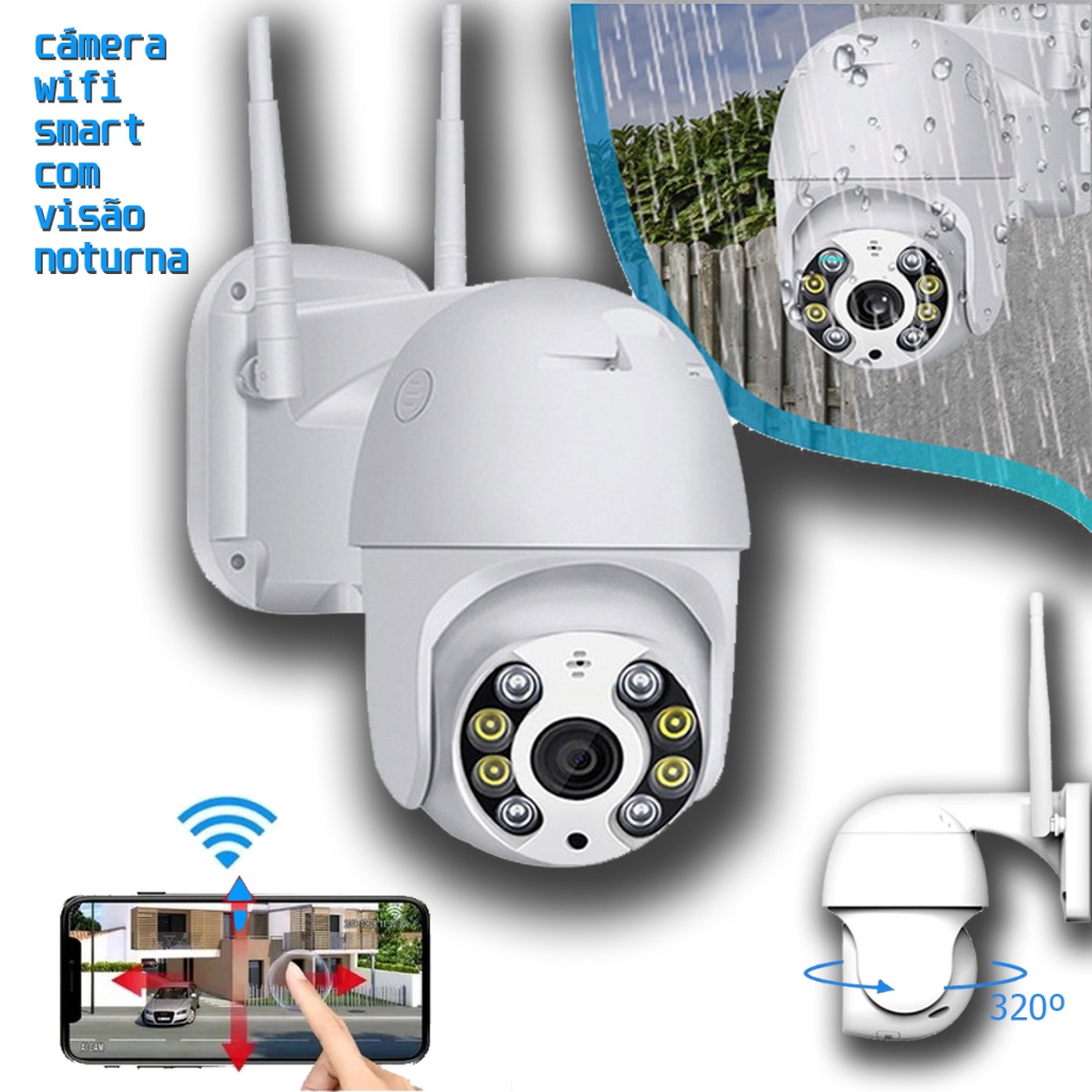 Kit Completo de Monitoramento CFTV com 3 Câmeras Open HD 5 Mega Giga  Security Black Platinum