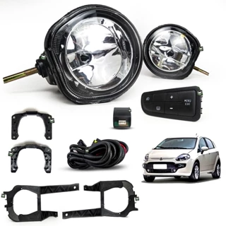 Kit Farol de Milha Fiat Punto 2013 2014 2015 2016 2017