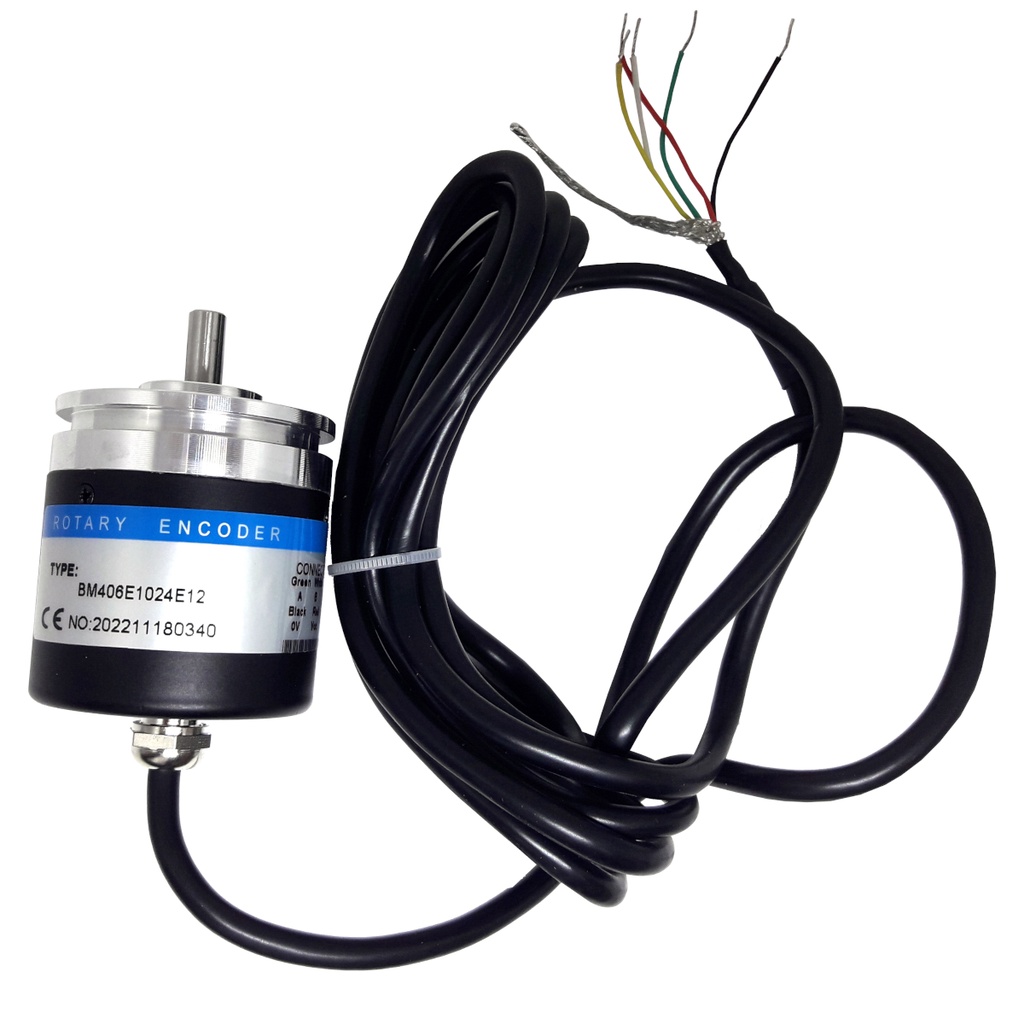 Encoder Para Maquinas De Meia Bm406E1024E12 1024 Pr Eixo 6Mm Diametro 44Mm 5-26Vdc (F67)
