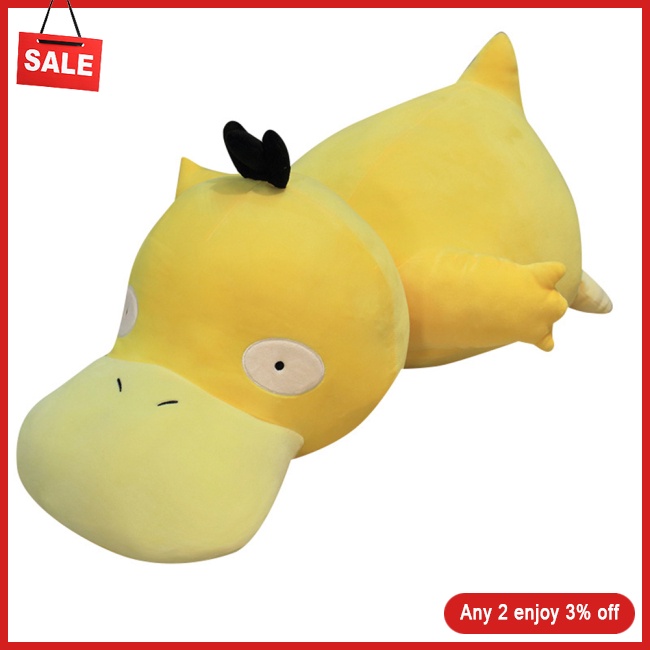 ABB Pokemon Series Psyduck Stuffed Plush Duck Pillow Doll Toys Home Decoração De Brinquedos Para Crianças Presentes De Aniversário