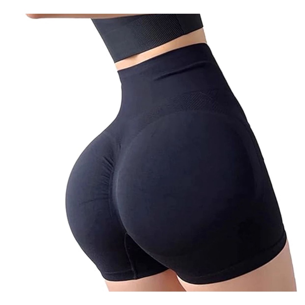 Legging Shorts Feminino Suplex Cintura Alta Levanta Bumbum Fitness Yoga Calça Esportiva Ginástica Mulheres conjunto-academia legging academia crossfit