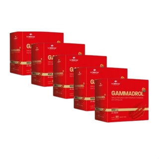 Gammadrol Maca Peruana C/ Vitaminas e Minerais 850mg La San-Day C/60 Cápsulas - Kit C/5