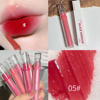 Herorange gelo transparente polpa de frutas espelho brilho labial hidratante hidratante brilho de água espelho vidro bri