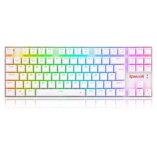 TECLADO GAMER KUMARA PRO RGB WIRELESS E BLUETOOTH K552RGB-BRS-W SWITCH BROWN - BRANCO