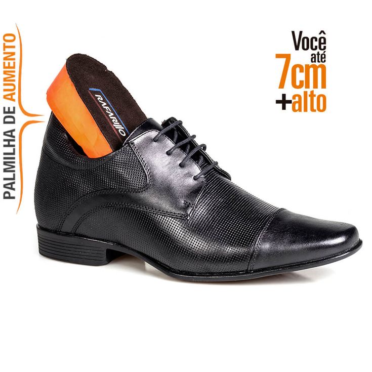 Sapato social rafarillo 7 cm hot sale mais alto