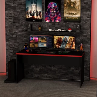 Mesa Para Computador Gamer 1600x600 Netmobil