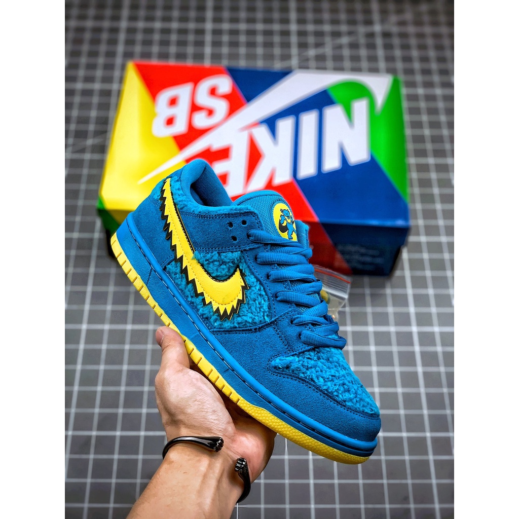 Tênis NK SB DUNK LOW PRO QS " Three Bear Pack " Azul
