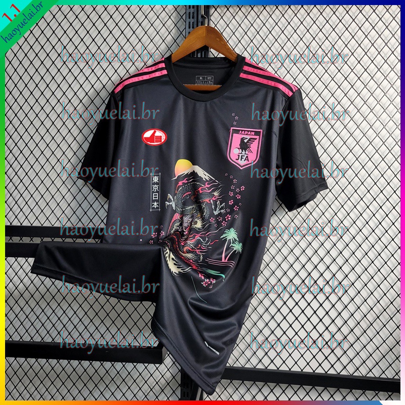 Camisa Da Equipe Dragon Black Football RB De 2023 Para Homens