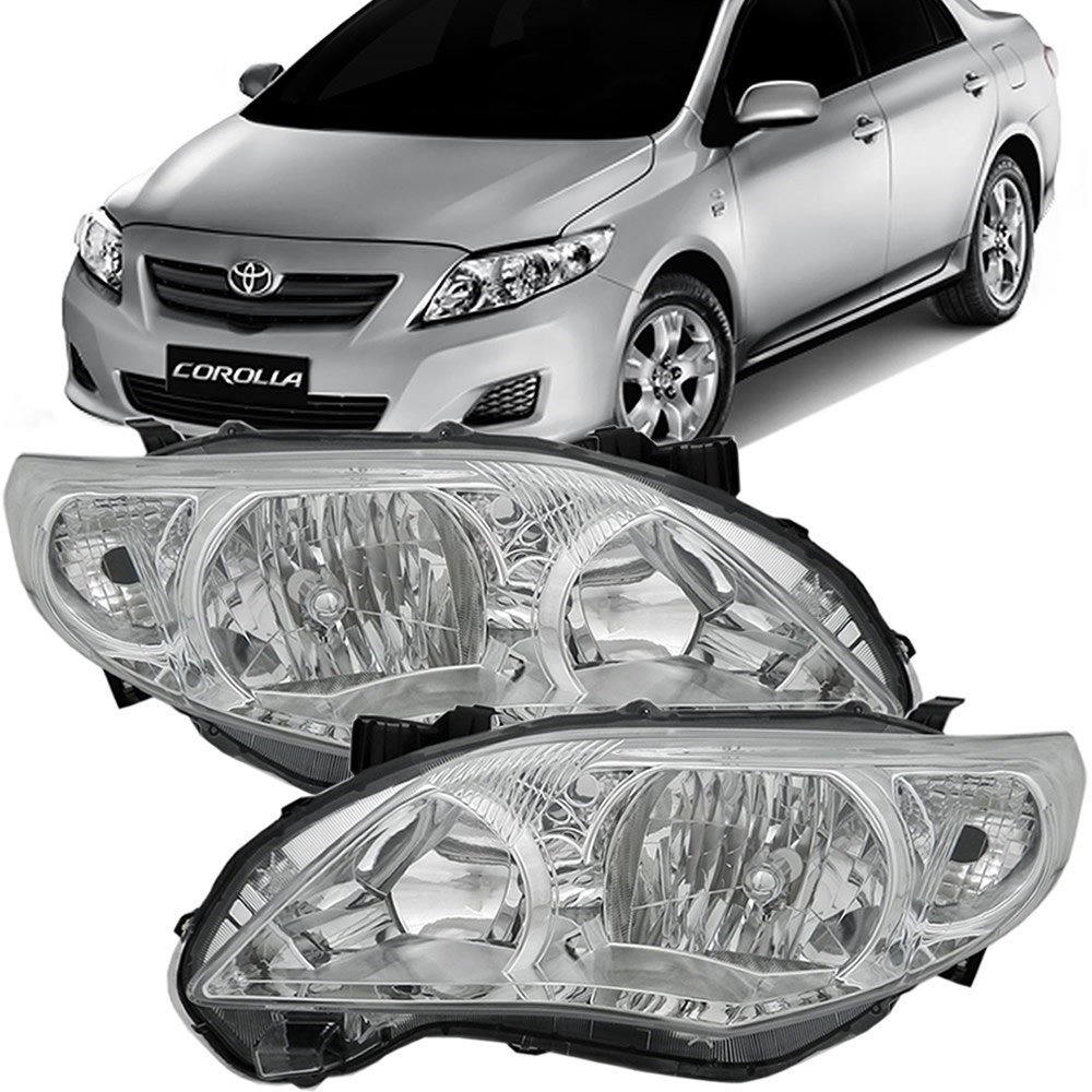 Par Farol Toyota Corolla 2008 2009 2010 2011 | Shopee Brasil