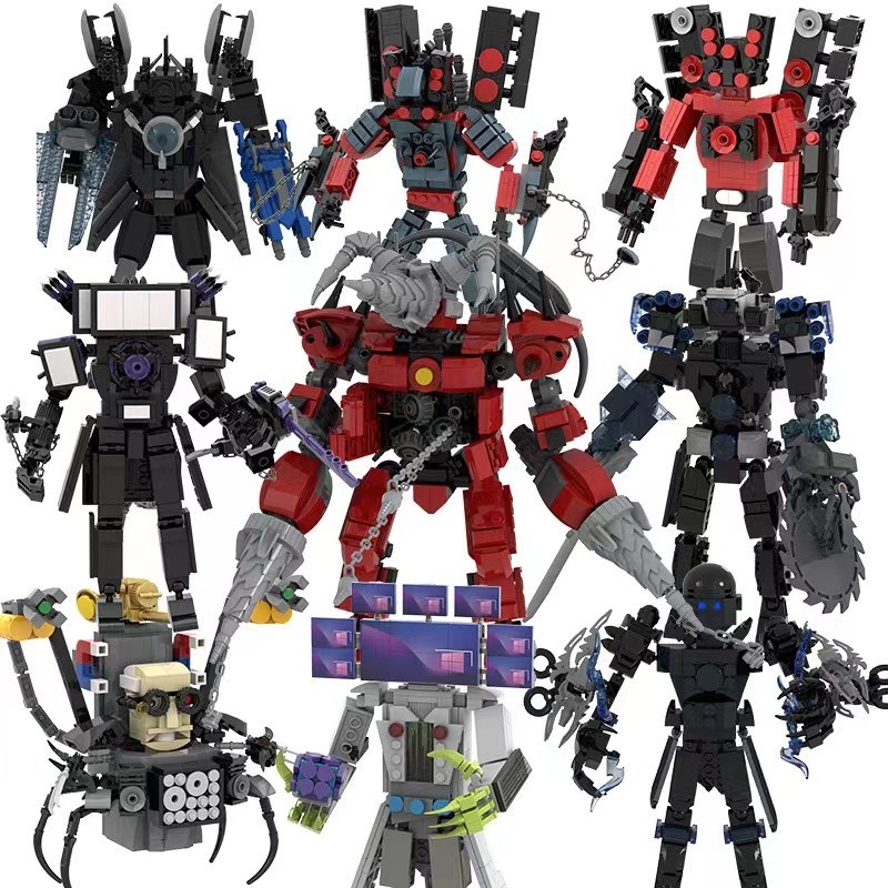 Skibidi Toilet Action Figures Titan Camera Man Titan Speaker Man Titan ...