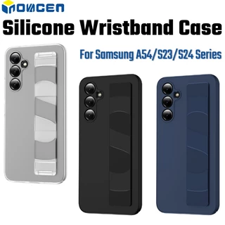 INOVAGEN Para Samsung A54 , S23 Plus S24 Ultra Series Caixa Telefônica Com Alça De Pulso Capa De Silicone Telefone