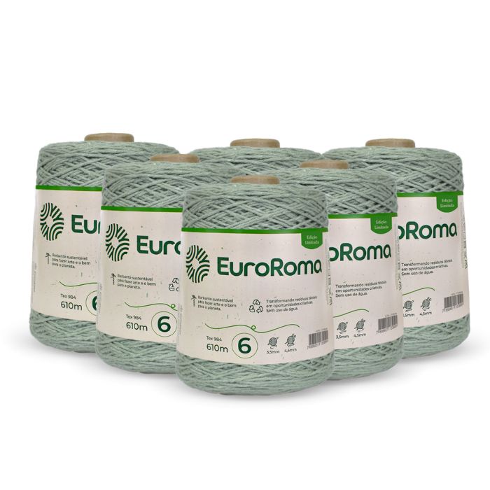 Barbante EuroRoma 600g N6 Kit 6 Unidades | Shopee Brasil