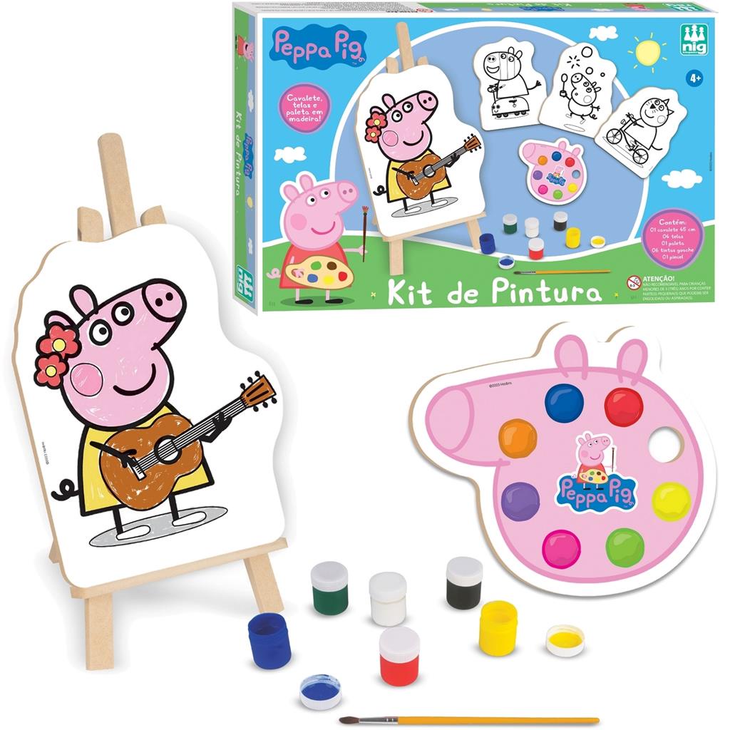 Estuche De Metal Con 15 Lápices De Colores De Peppa Pig – Tubo Con Tapa Plegable. Producto Original Con Licencia Oficial, Ideal Para Niños Pequeños Que Aman La Cerdita.