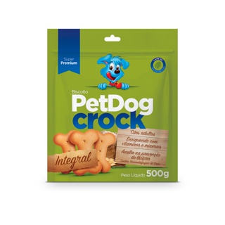 Biscoito PetDog Crock Integral 500g