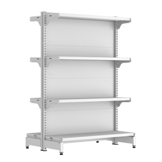 GONDOLA FARMA AMAPA FIT 40 INICIAL CENTRO 1,37X0,90X0,50/0,60 COM 8 BANDEJAS