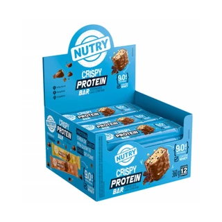Nutry Crispy Protein Bar Cookies e Cream 30gr Dp 12 Un