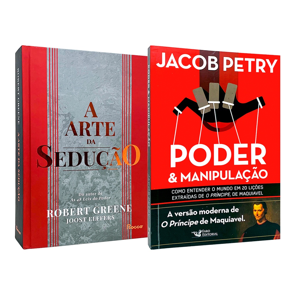A Arte da Sedução + Poder e Manipulação - 2 Livros Físicos | Shopee Brasil