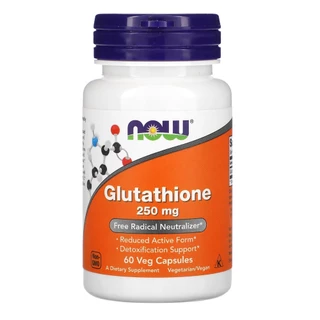 Glutathione Glutationa 250mg Now Foods 60Cap Vegetarianas