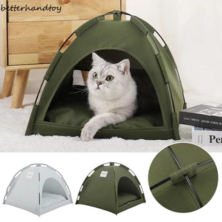 Tendas Para Animais De Estimação Gatos De Cama Suprimentos A Casa Produtos Acessórios Almofadas Quentes Móveis Sofás Cesta Camas De Inverno Clamshell Kitten Tents Cat