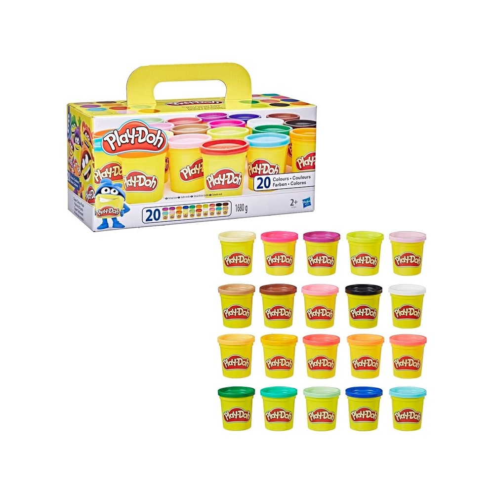 Play-Doh Massinha de Modelar Grab'n Go Refil com 6 Cores - A2762 A2763 -  Hasbro - Dorémi Brinquedos