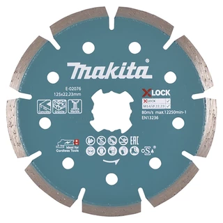 Disco Diamantado 125x22,23mm Encaixe X-Lock E-02076 Makita