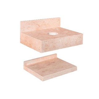 Bancada de mármore Florença 70cm travertino Venturini