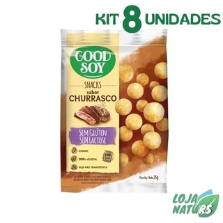 KIT 8 Snack Sem Glúten Vegano 25g - Goodsoy