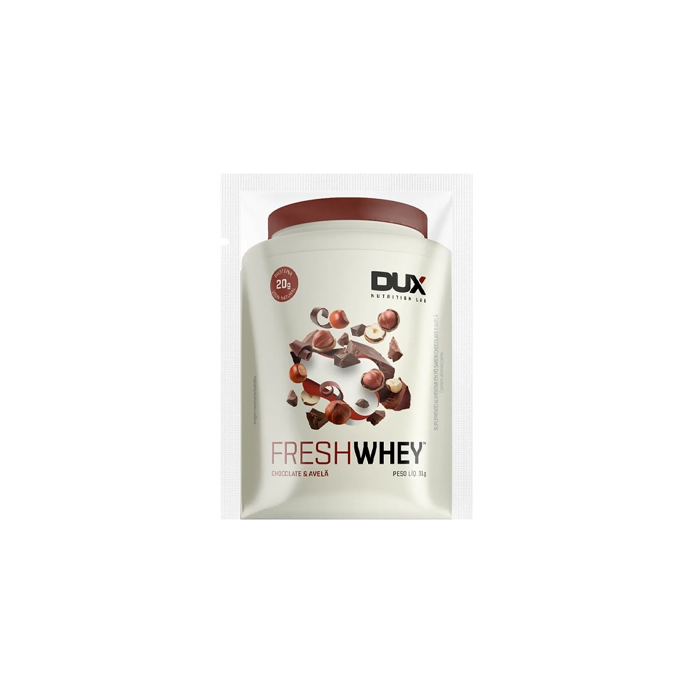 Fresh Whey (sachê) Chocolate & Avelã Dux Nutrition