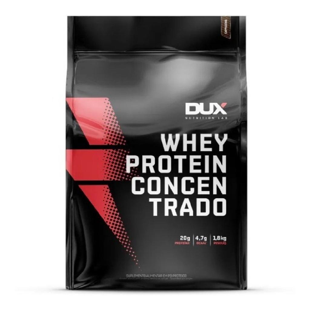 Whey Protein Concentrado Morango – 1800g – Dux Nutrition