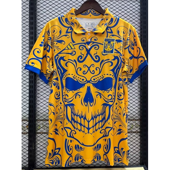 2324 Tigres Edição Especial Fãs De Halloween Camisa De Futebol De Alta Qualidade AAA +