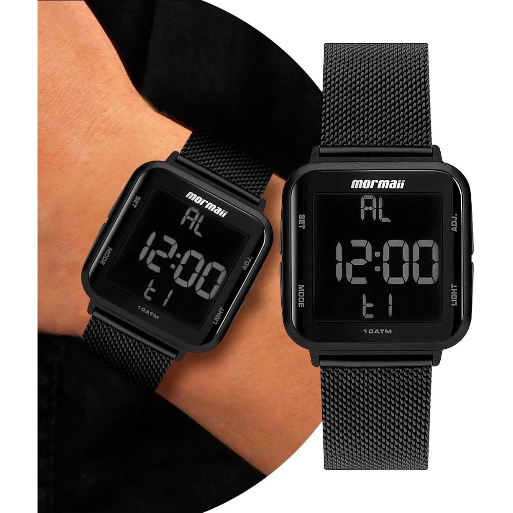 Relógio Inteligente Smartwatch Mormaii Pulseira Aço Original