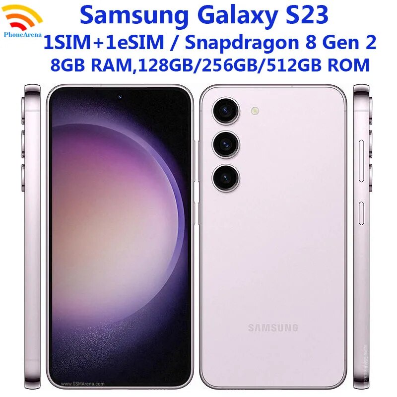 Samsung Galaxy S23 5G S911U1 6.1 " 8GB RAM 128/256/512GB ROM 8 Gen 2 Processador eSIM NFC Octa Core Original Desbloqueado-GoodLuckGift