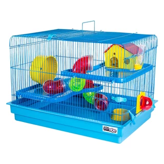 Gaiola Hamster Big Space Completa Metal Jel Plast Segurança Conforto Pet Roe