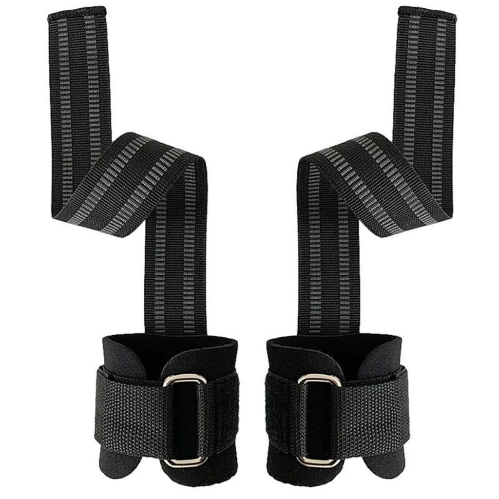 Par Tala Straps Luva Musculação Academia Crossfit Halter Algodão Masculino e Feminino