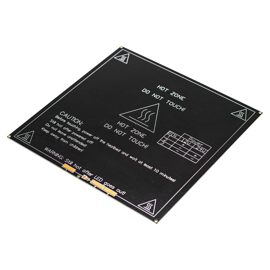 Mesa Aquecida HeatBed MK2B PCB 214x214 Dual Power 12V / 24V | Shopee Brasil