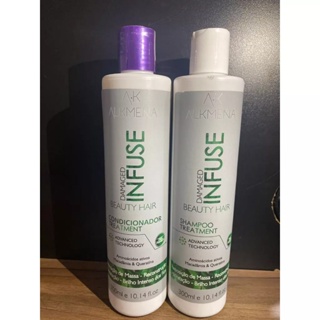 Kit Shampoo e Condicionador Damaged Infuse Beauty Hair Alkmena Vip Edição limitada
