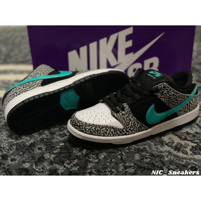 Tênis de alta qualidade Nike SB Dunk Low Clear Elephant Burst Crack