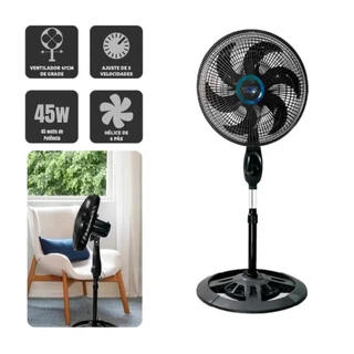 Ventilador Coluna Pedestal Super Power Altura Ajustável 110/220V