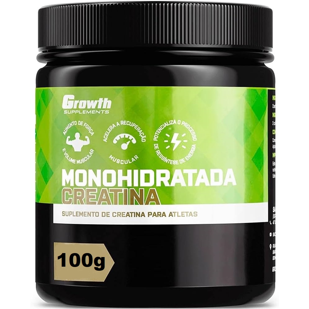 Creatina CREAPURE Monohidratada 250g ou 100g - Growth Suplementos 100% ...