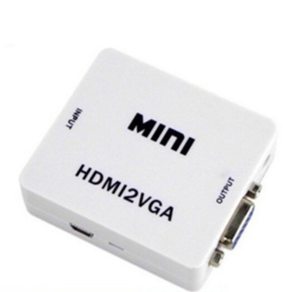 Mini Adaptador Conversor Hdmi2vga - Hdmi X Vga Qualidade