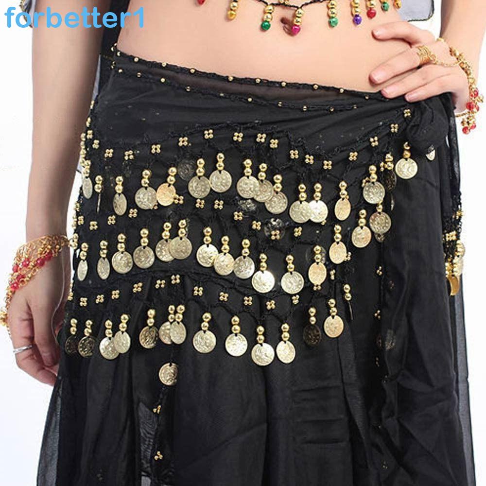 Costume Danza Orientale Cintura Danza Del Ventre Hayaww - Sciarpe Con Paillettes, Gonna Chiffon Decorata Accessorio Feste Donna