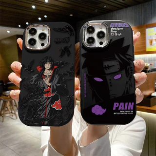 Capinha Capa silicone Anti-impacto Fosco Naruto para iPhone x xs xr 11 12 13 14 15 plus pro max case