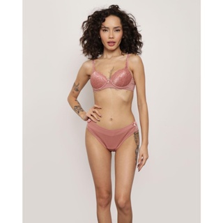 Calcinha Feminina Renda Fio Lacinho Rosa