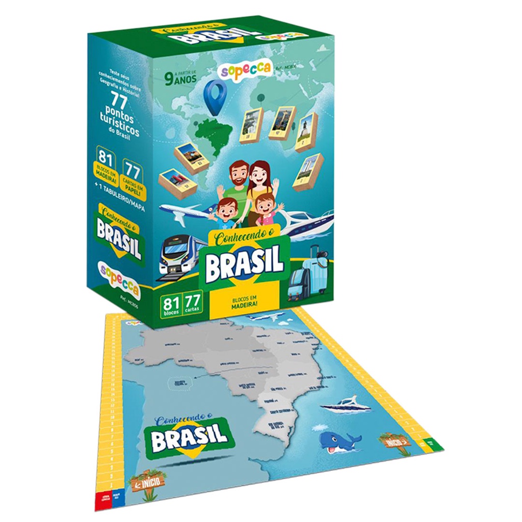 Jogo De Tabuleiro Monopoly Brasil Grow - 04238