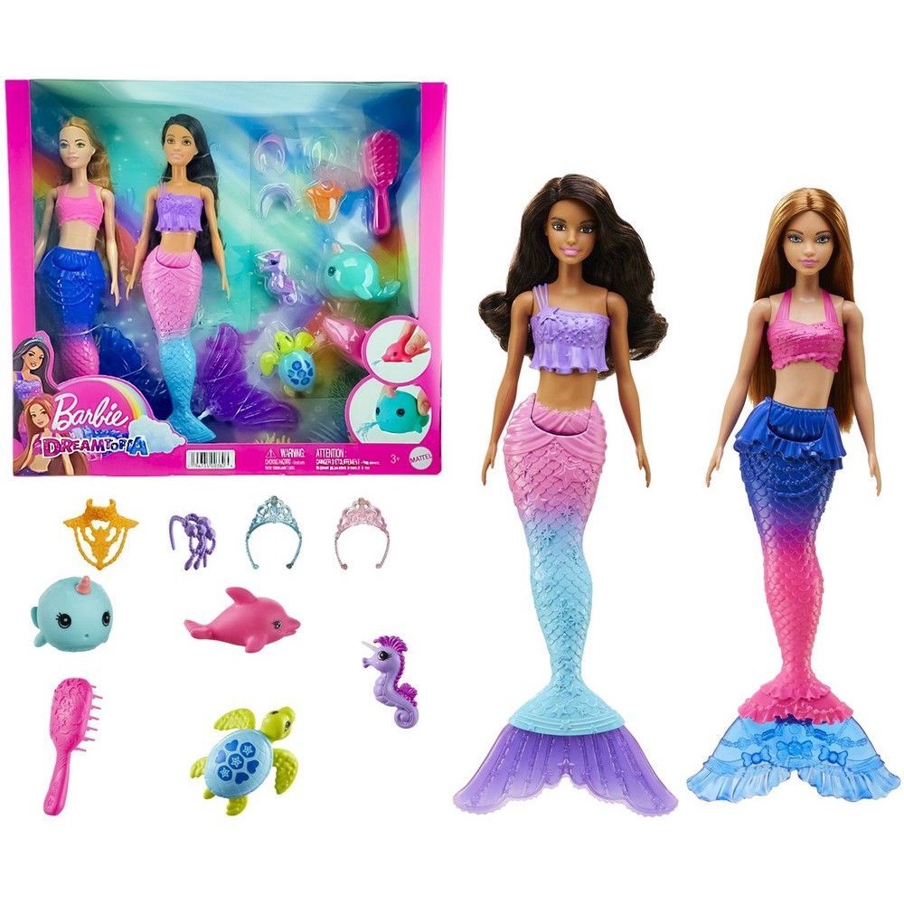 Barbie Sereia Dreamtopia Sereia 2 - Mattel - nivalmix