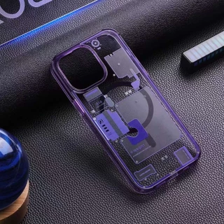 Capa Original Magfit Para iPhone 15 14 13 12 11 Pro Max Matte Transparente 14/15 Plus